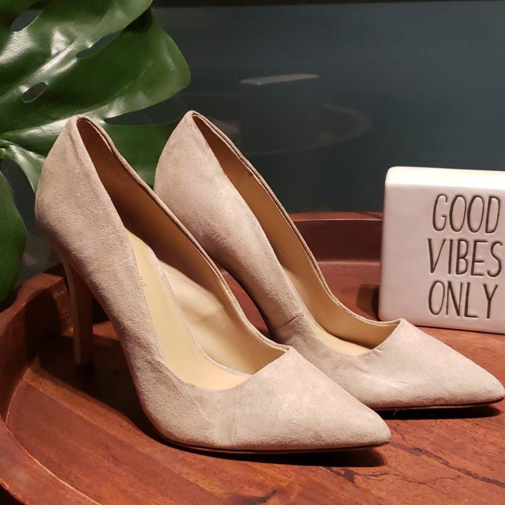 Saks Fifth Avenue Suede Heels